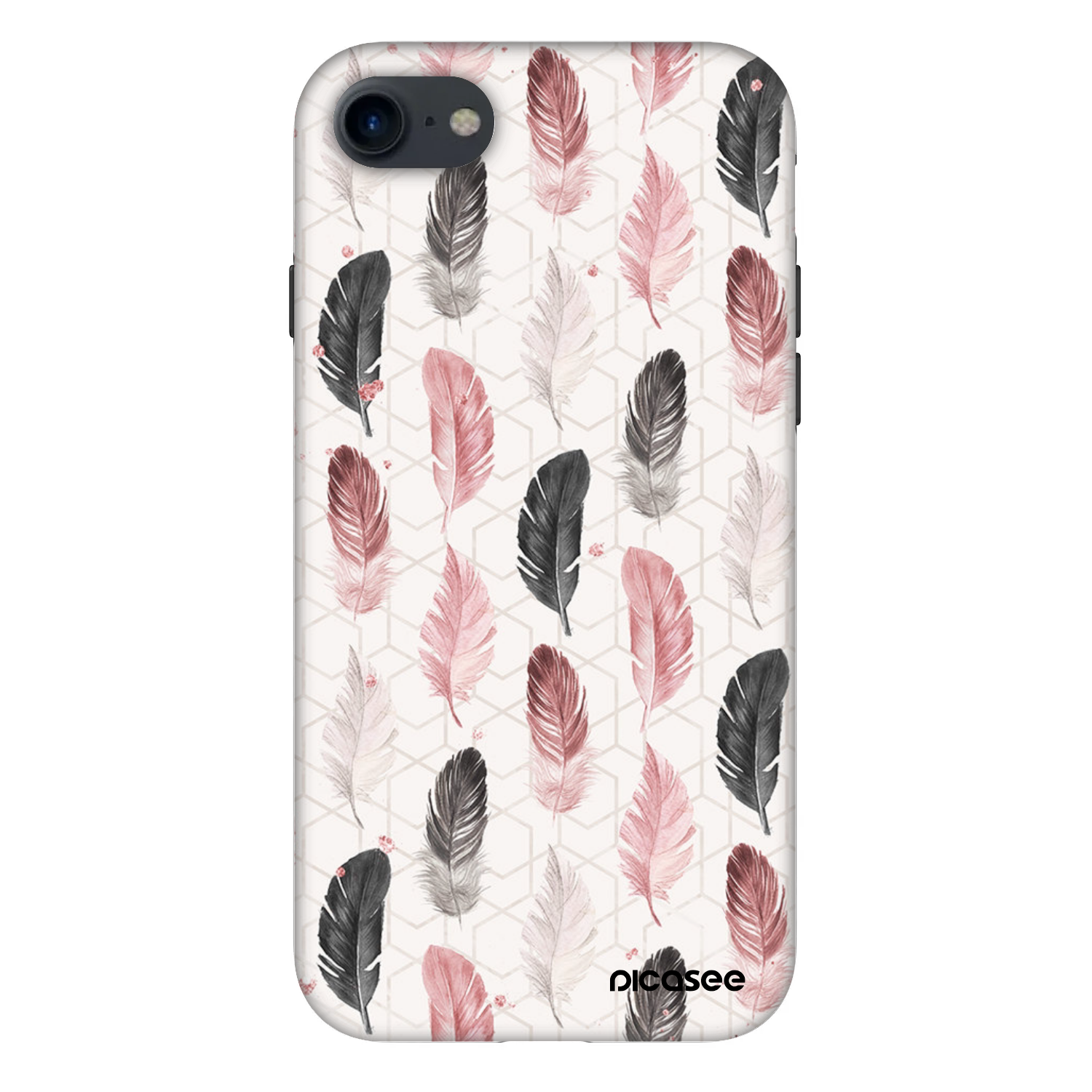 Picasee Fashion Case για Apple iPhone SE 2020 - Feather 2