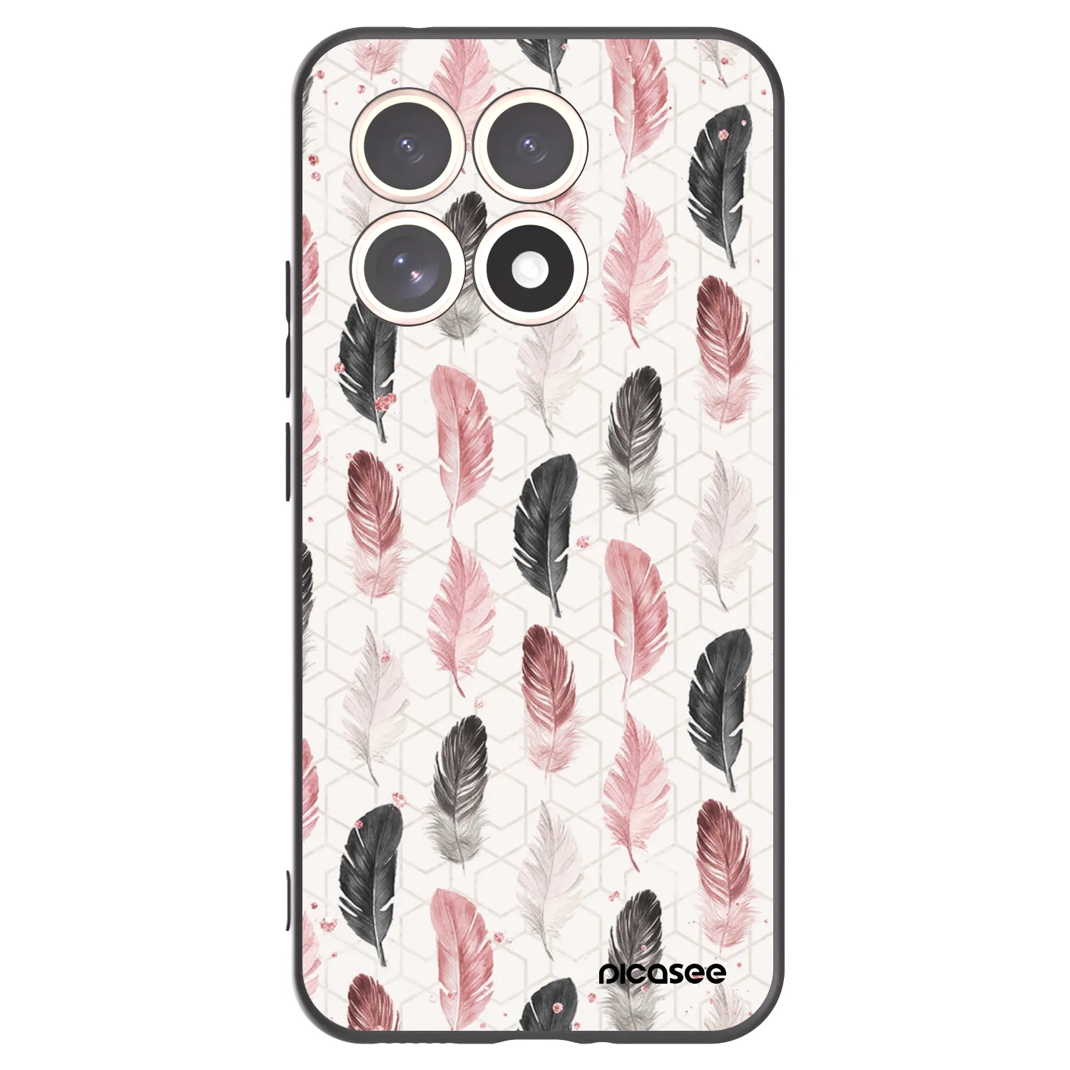 Picasee Μαύρη θήκη σιλικόνης για Xiaomi 15T - Feather 2