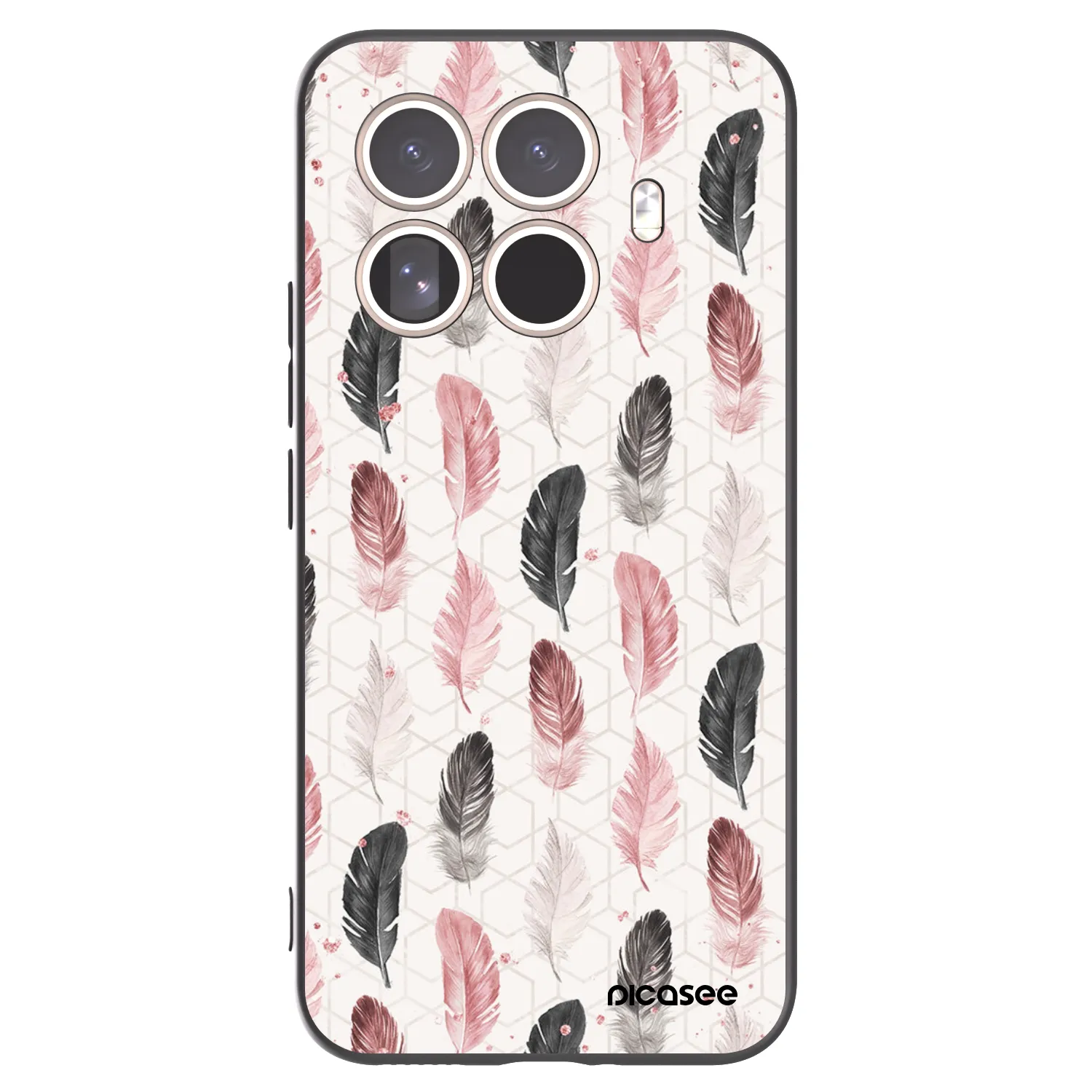 Picasee Μαύρη θήκη σιλικόνης για Xiaomi 15T Pro - Feather 2