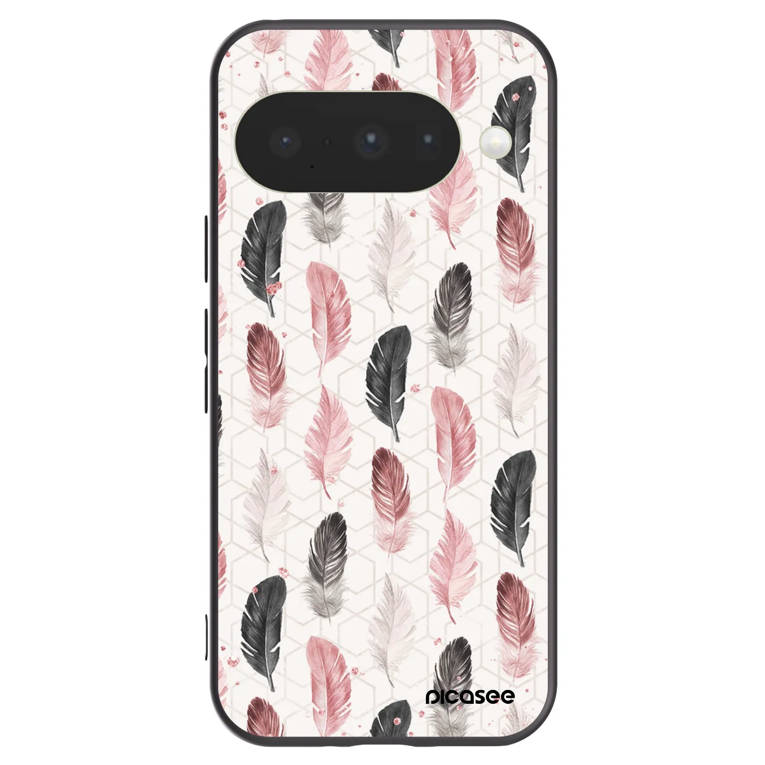 Picasee Μαύρη θήκη σιλικόνης για Google Pixel 10 - Feather 2