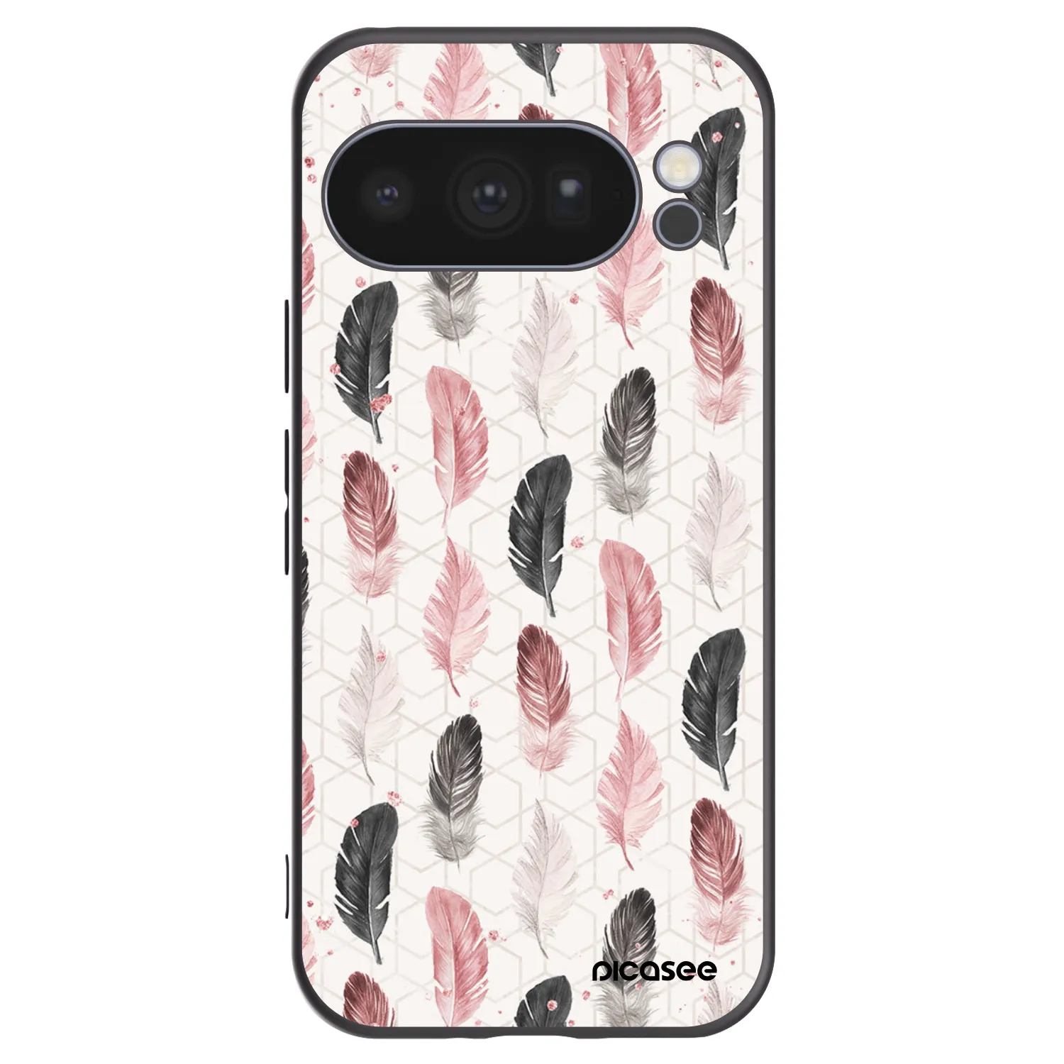 Picasee Μαύρη θήκη σιλικόνης για Google Pixel 10 Pro - Feather 2