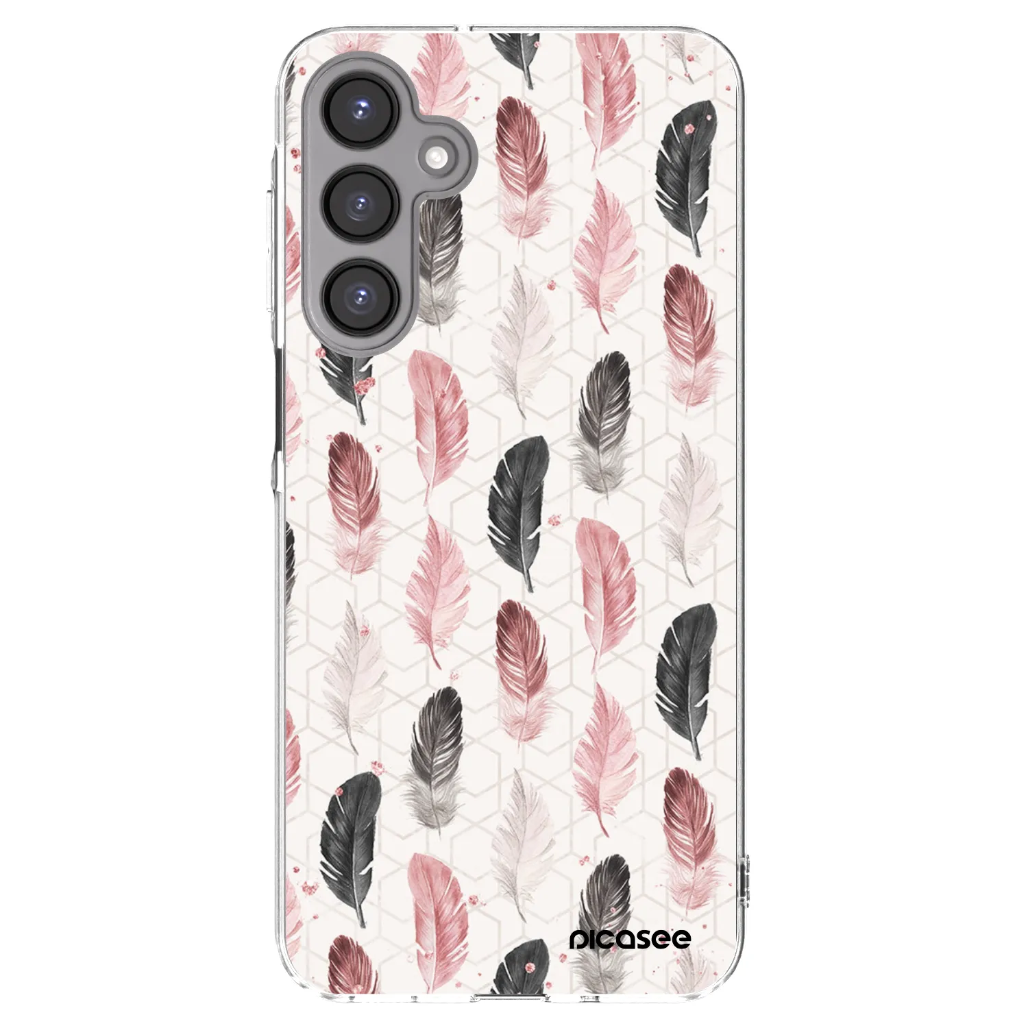 Picasee διαφανής θήκη σιλικόνης Samsung Galaxy A16 4G - Feather 2