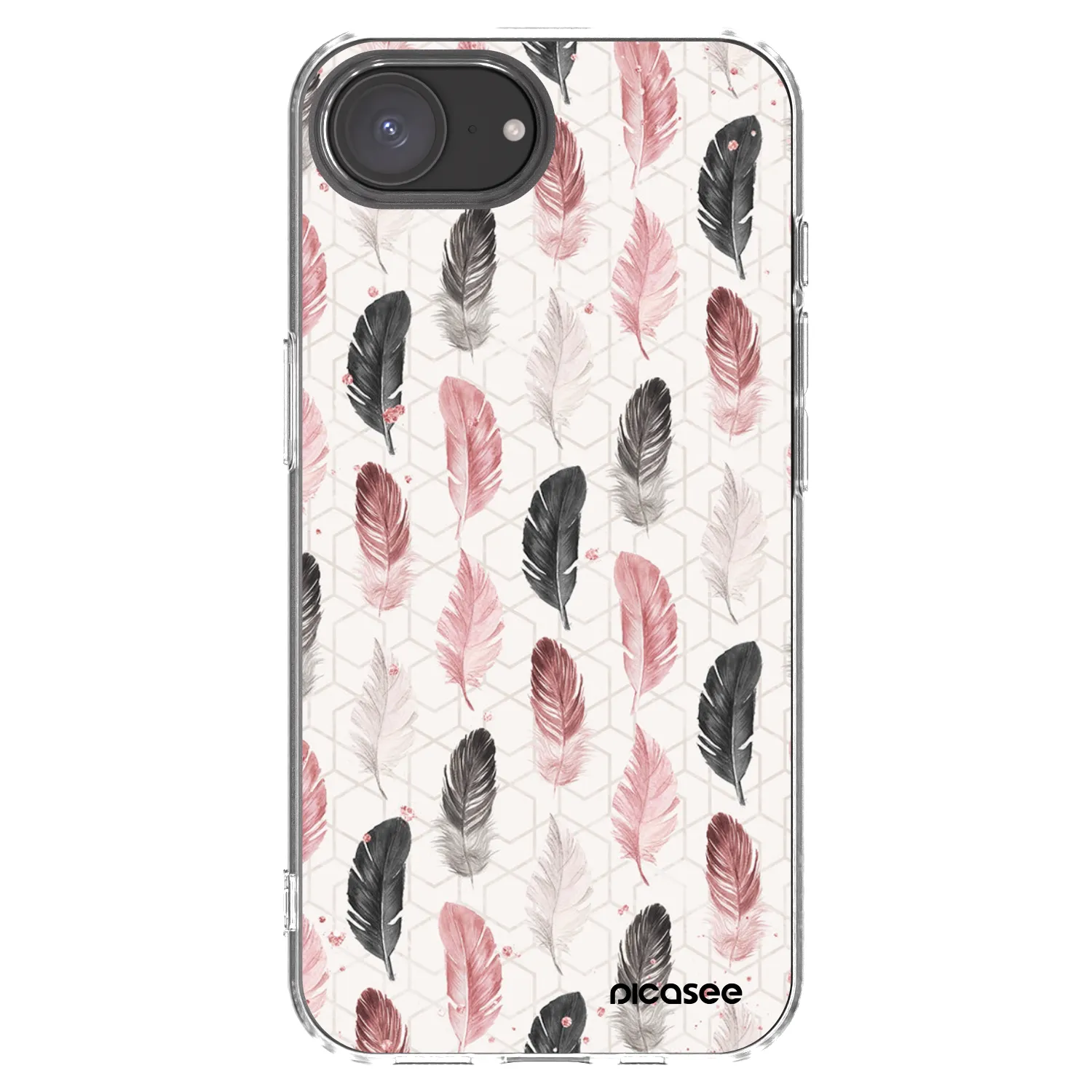 Picasee διαφανής θήκη σιλικόνης Apple iPhone 17e - Feather 2