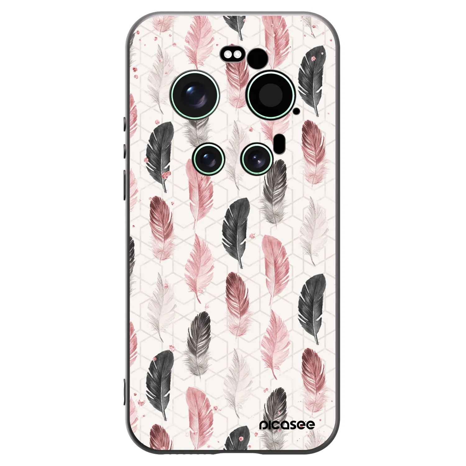 Picasee Μαύρη θήκη σιλικόνης για Xiaomi 17 Ultra - Feather 2