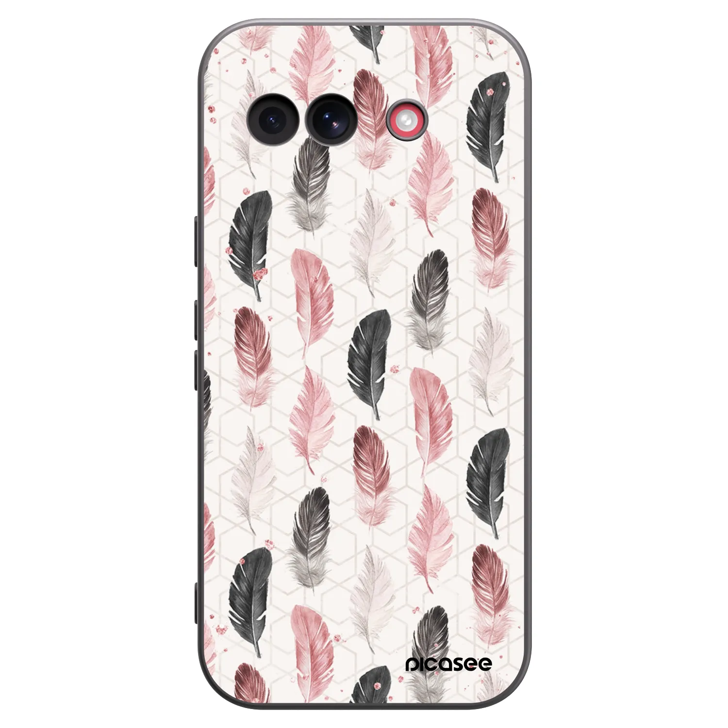 Picasee Μαύρη θήκη σιλικόνης για Google Pixel 10a - Feather 2
