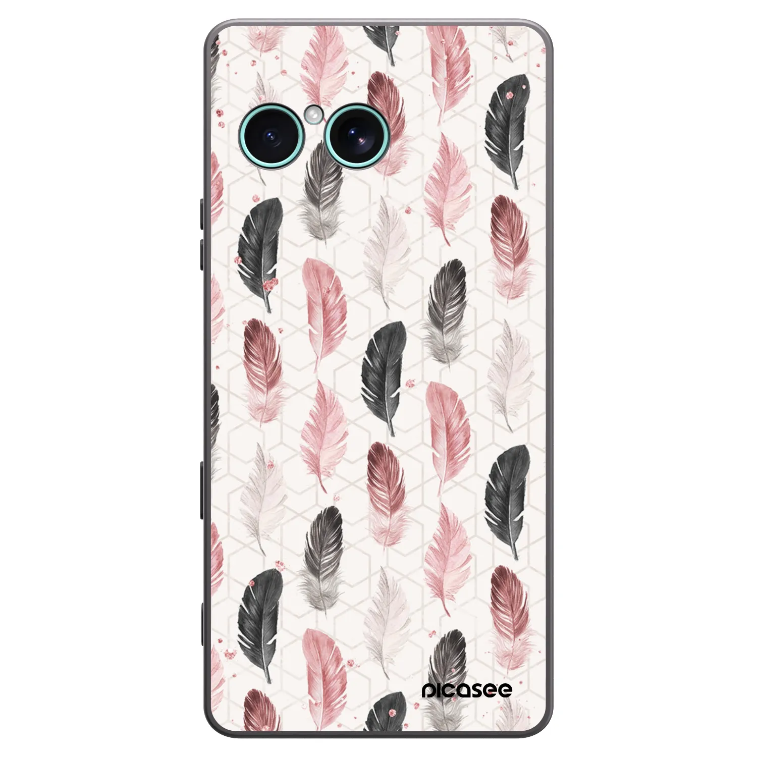 Picasee Μαύρη θήκη σιλικόνης για Sony Xperia 10 VII - Feather 2