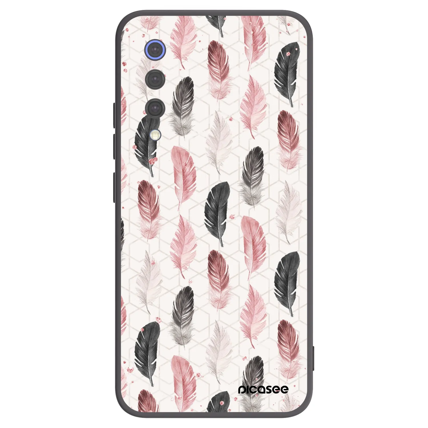 Picasee Μαύρη θήκη σιλικόνης για Xiaomi Mi 9 SE - Feather 2