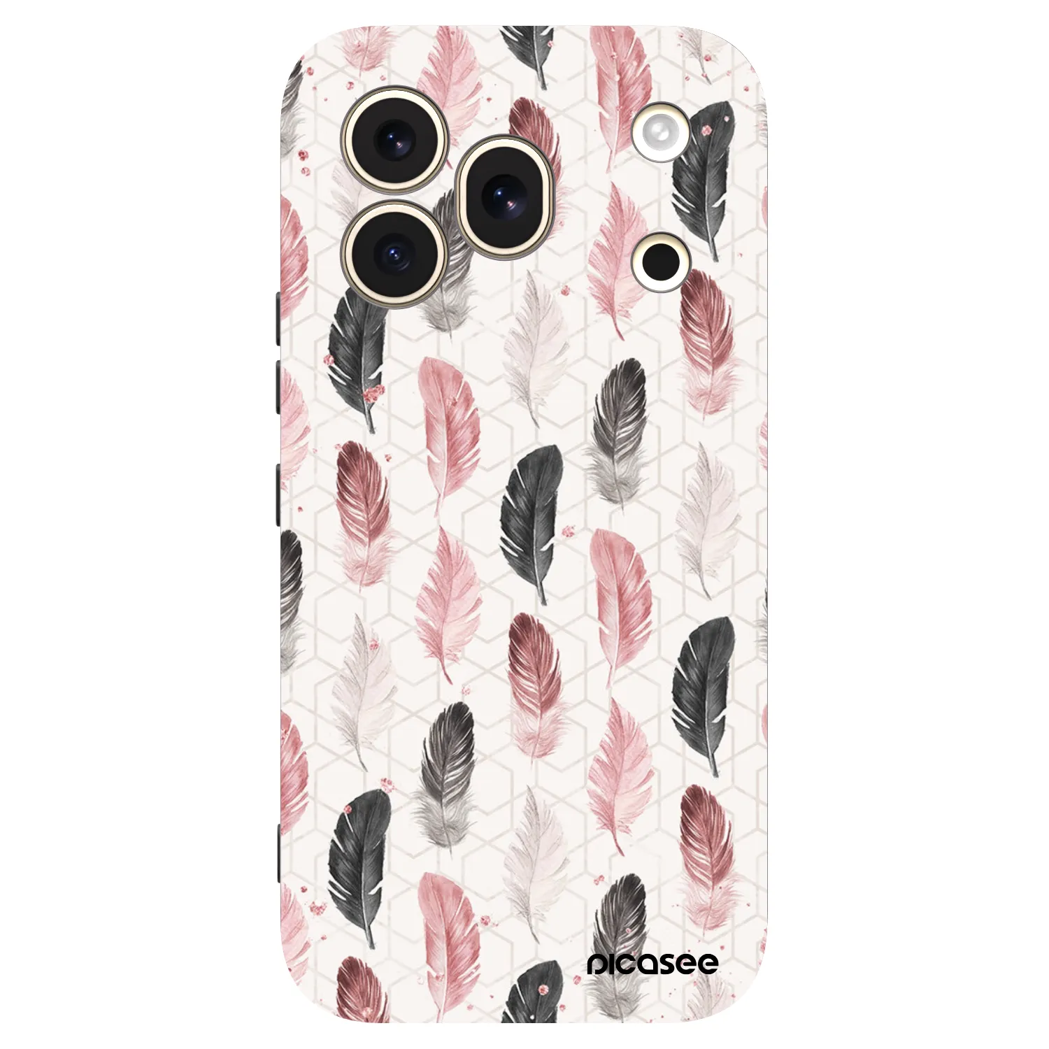 Picasee Μαύρη θήκη σιλικόνης για Honor 600 Pro - Feather 2