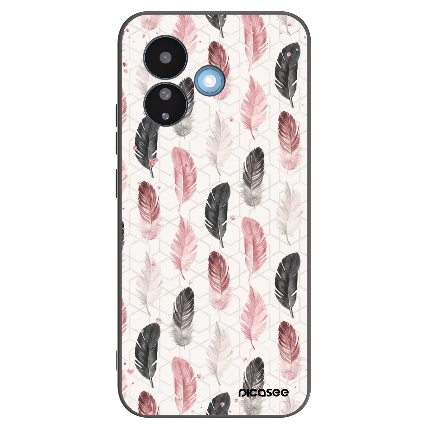 Picasee Μαύρη θήκη σιλικόνης για Xiaomi Redmi Note 17 Pro 5G - Feather 2