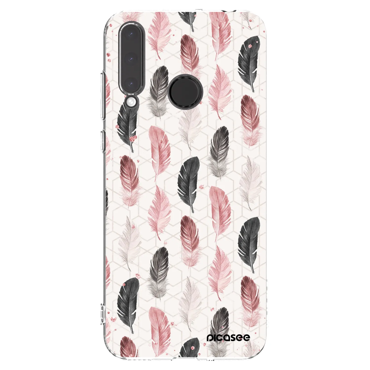 Picasee διαφανής θήκη σιλικόνης Honor 20 Lite - Feather 2