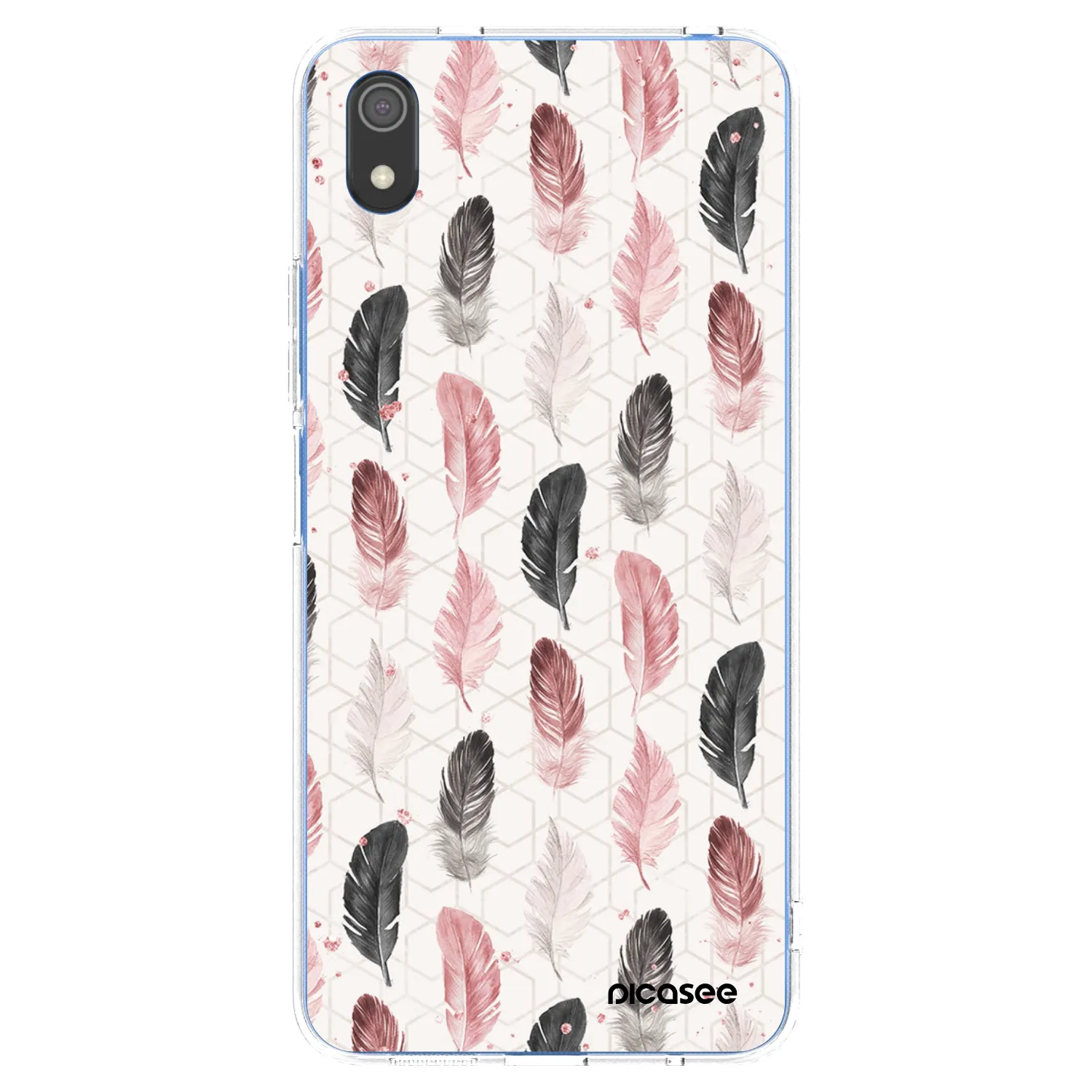 Picasee διαφανής θήκη σιλικόνης Xiaomi Redmi 7A - Feather 2