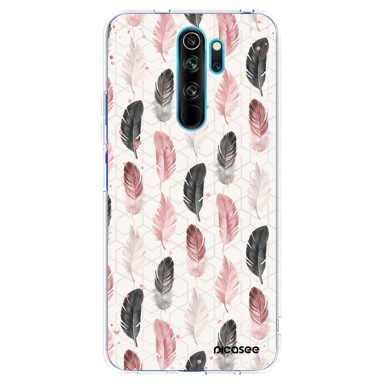 Picasee διαφανής θήκη σιλικόνης Xiaomi Redmi Note 8 Pro - Feather 2