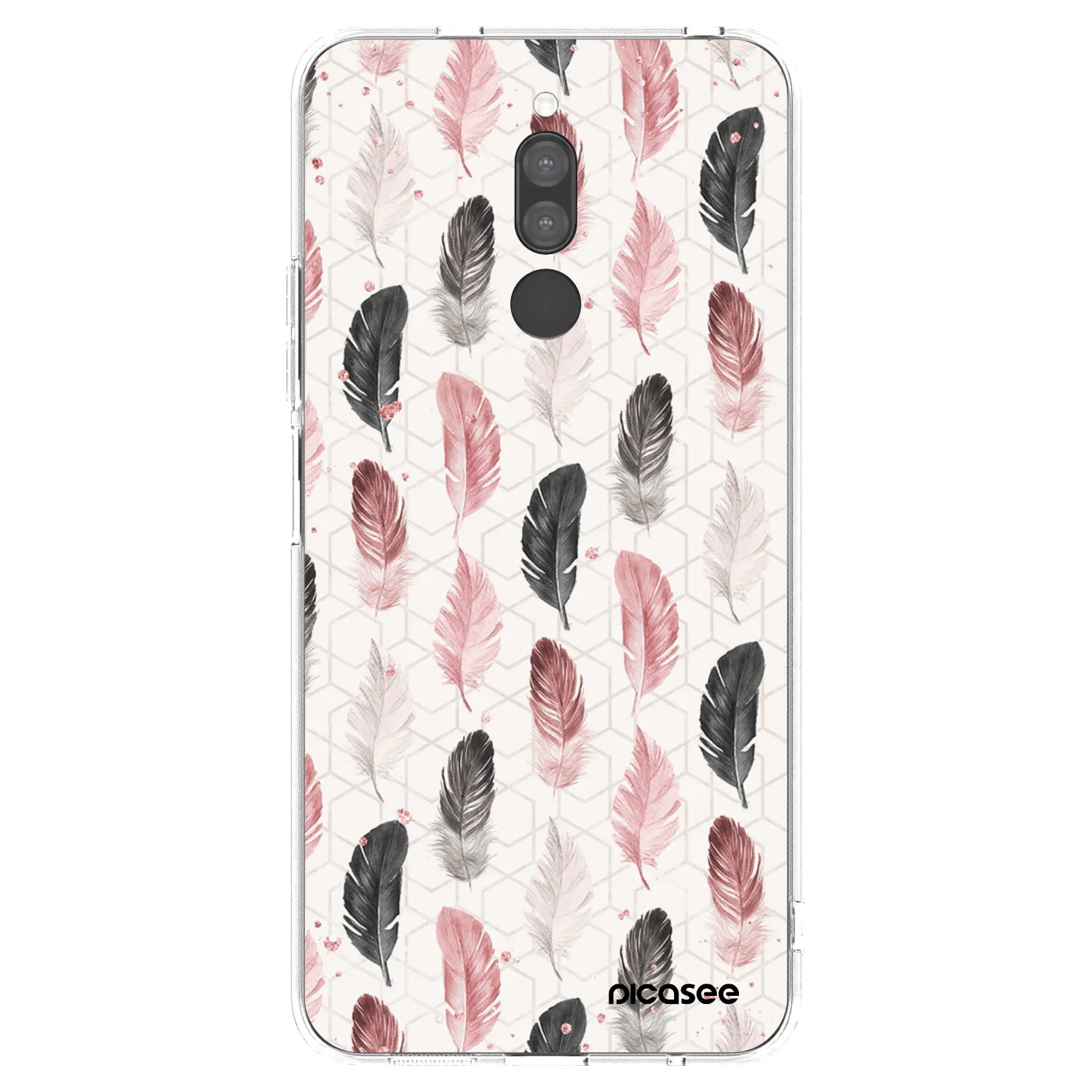 Picasee διαφανής θήκη σιλικόνης Xiaomi Redmi 8 - Feather 2
