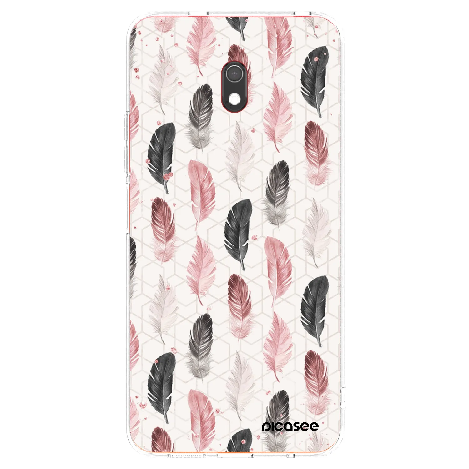 Picasee διαφανής θήκη σιλικόνης Xiaomi Redmi 8A - Feather 2