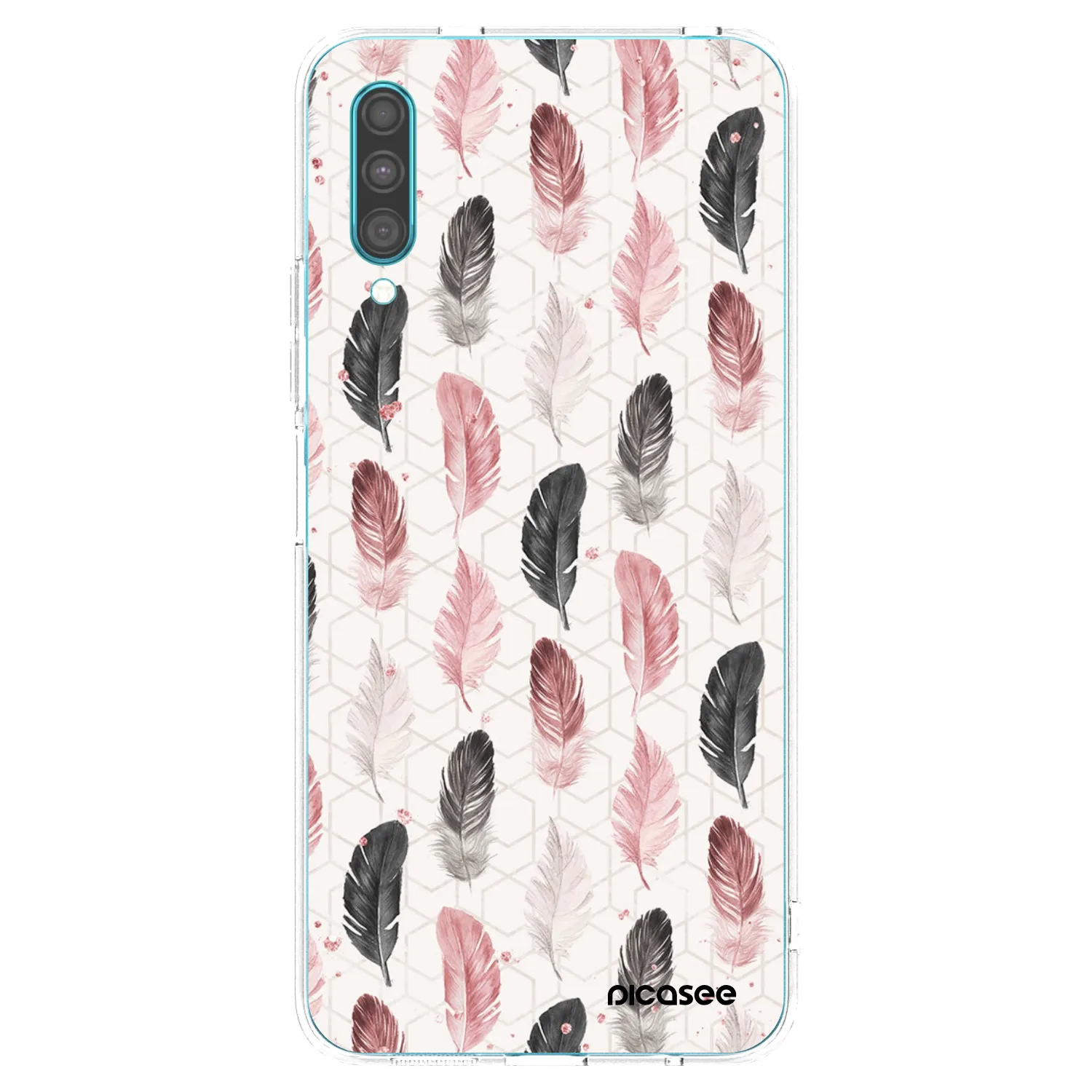 Picasee διαφανής θήκη σιλικόνης Samsung Galaxy A30s A307F - Feather 2