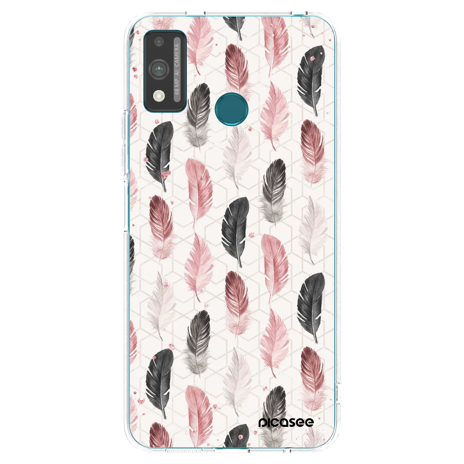 Picasee διαφανής θήκη σιλικόνης Honor 9X Lite - Feather 2