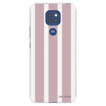 Picasee διαφανής θήκη σιλικόνης Motorola Moto G9 Play - Velvet sun