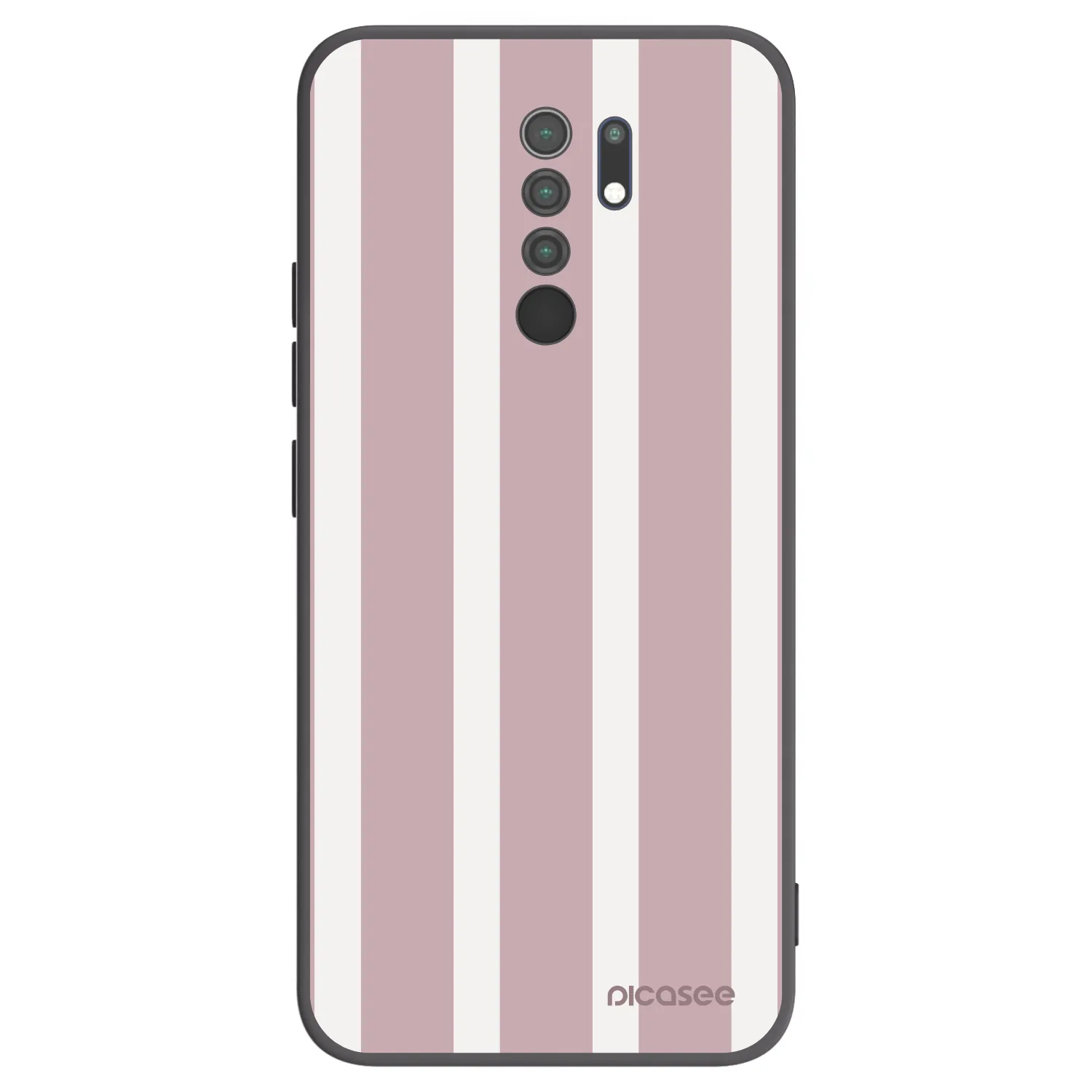Picasee Μαύρη θήκη σιλικόνης για Xiaomi Redmi 9 - Velvet sun