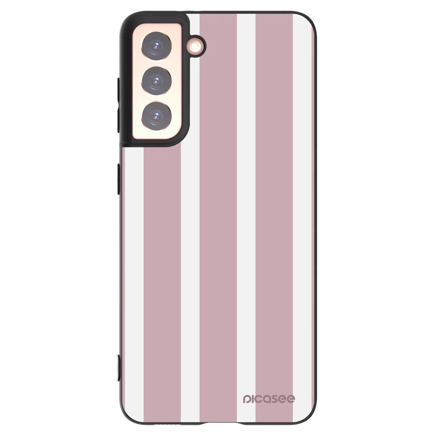 Picasee Μαύρη θήκη σιλικόνης για Samsung Galaxy S21 5G G991B - Velvet sun