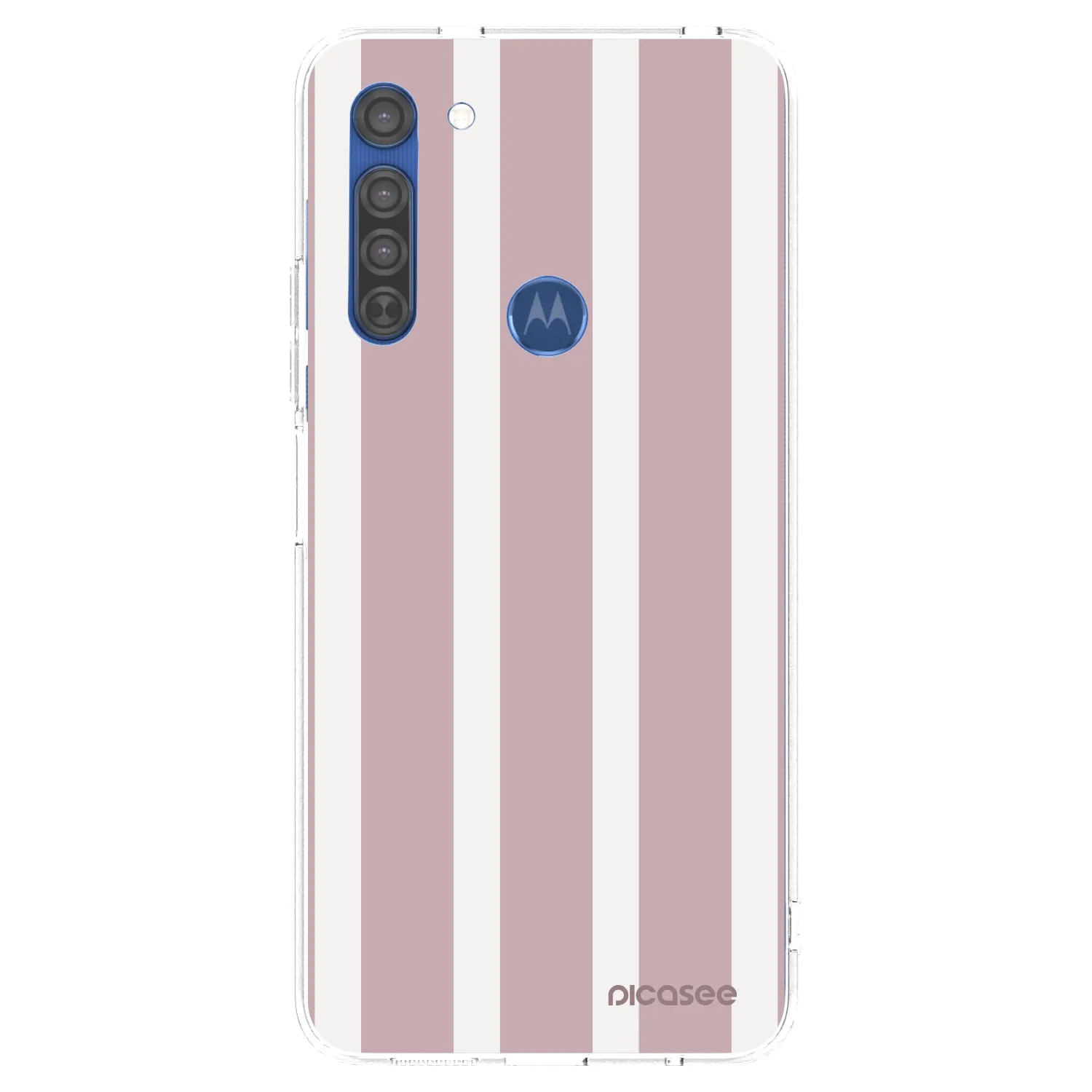 Picasee διαφανής θήκη σιλικόνης Motorola Moto G8 - Velvet sun