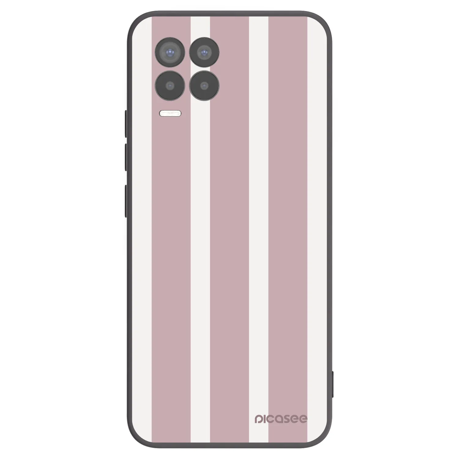Picasee Μαύρη θήκη σιλικόνης για Realme 8 Pro - Velvet sun