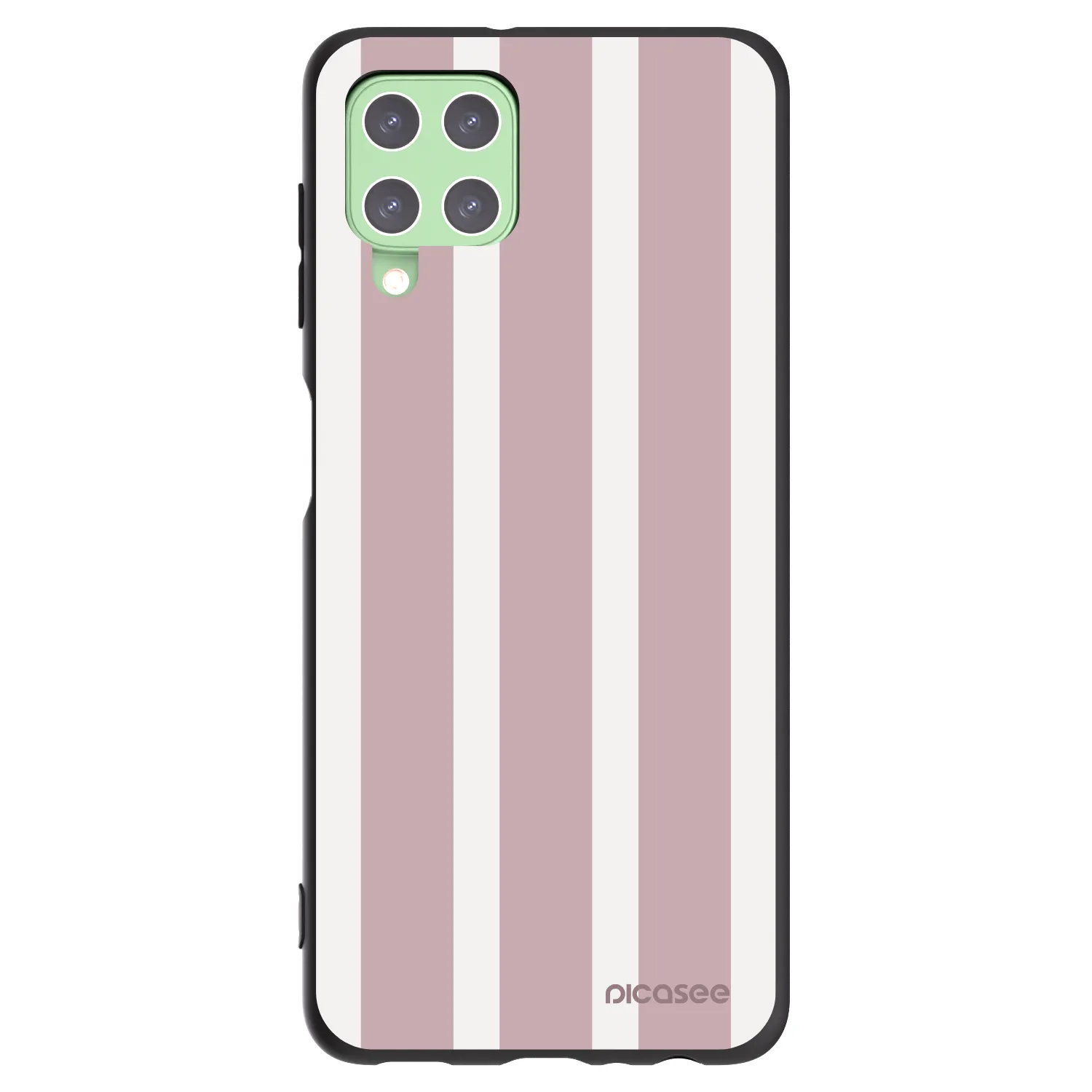 Picasee Μαύρη θήκη σιλικόνης για Samsung Galaxy A22 A225F 4G - Velvet sun