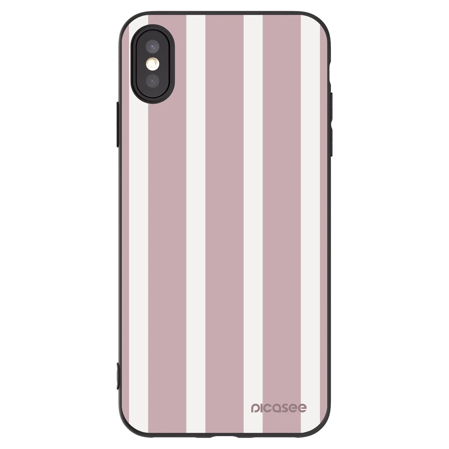 Picasee Μαύρη θήκη σιλικόνης για Apple iPhone XS Max - Velvet sun
