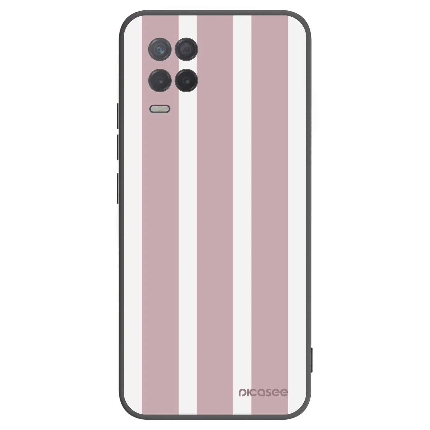 Picasee Μαύρη θήκη σιλικόνης για Realme 8 5G - Velvet sun