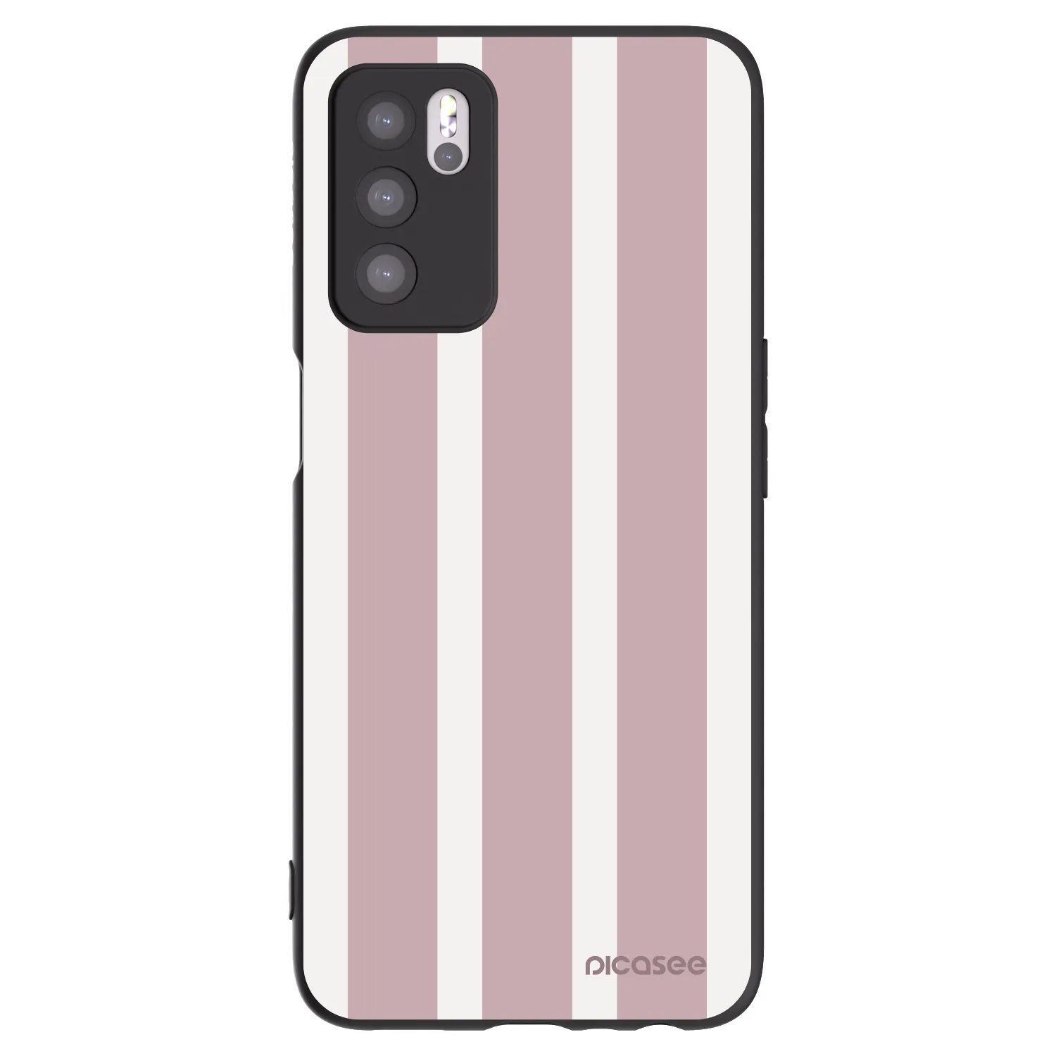 Picasee Μαύρη θήκη σιλικόνης για OPPO A16 - Velvet sun