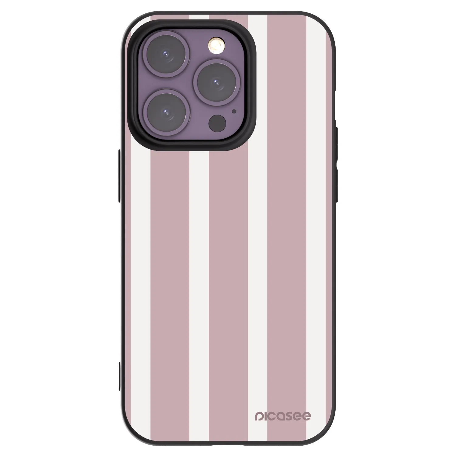 Picasee Μαύρη θήκη σιλικόνης για Apple iPhone 14 Pro - Velvet sun