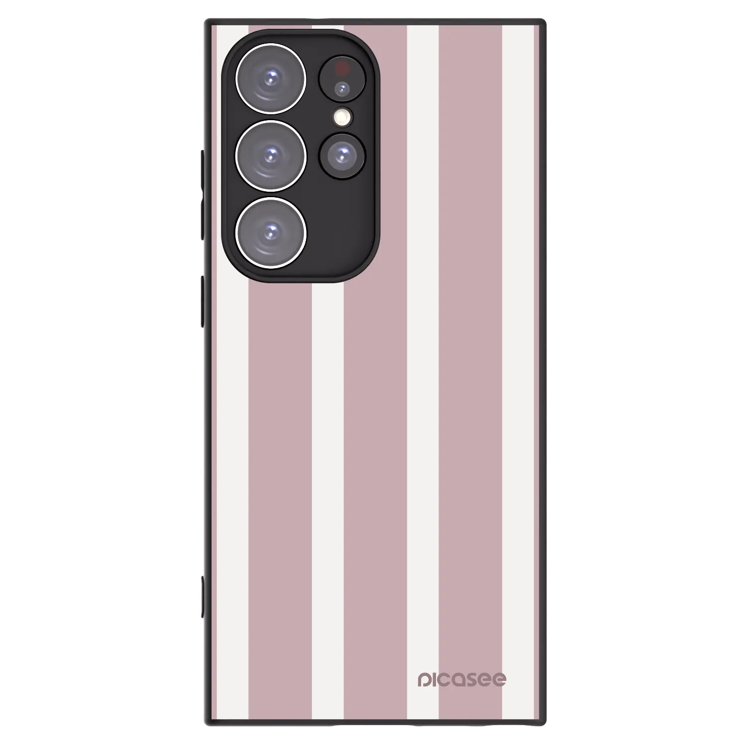 Picasee Μαύρη θήκη σιλικόνης για Samsung Galaxy S23 Ultra 5G - Velvet sun