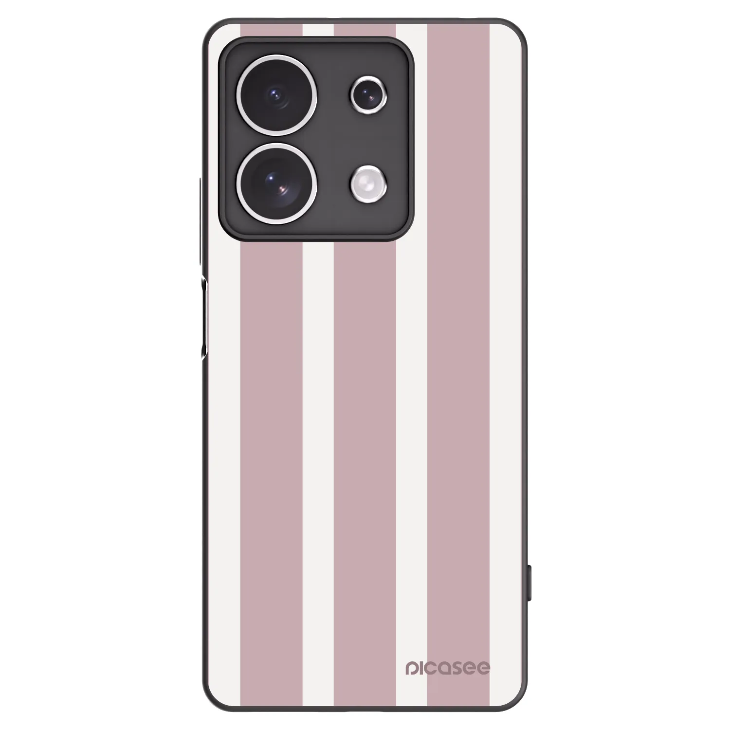 Picasee Μαύρη θήκη σιλικόνης για Xiaomi Redmi Note 13 4G - Velvet sun