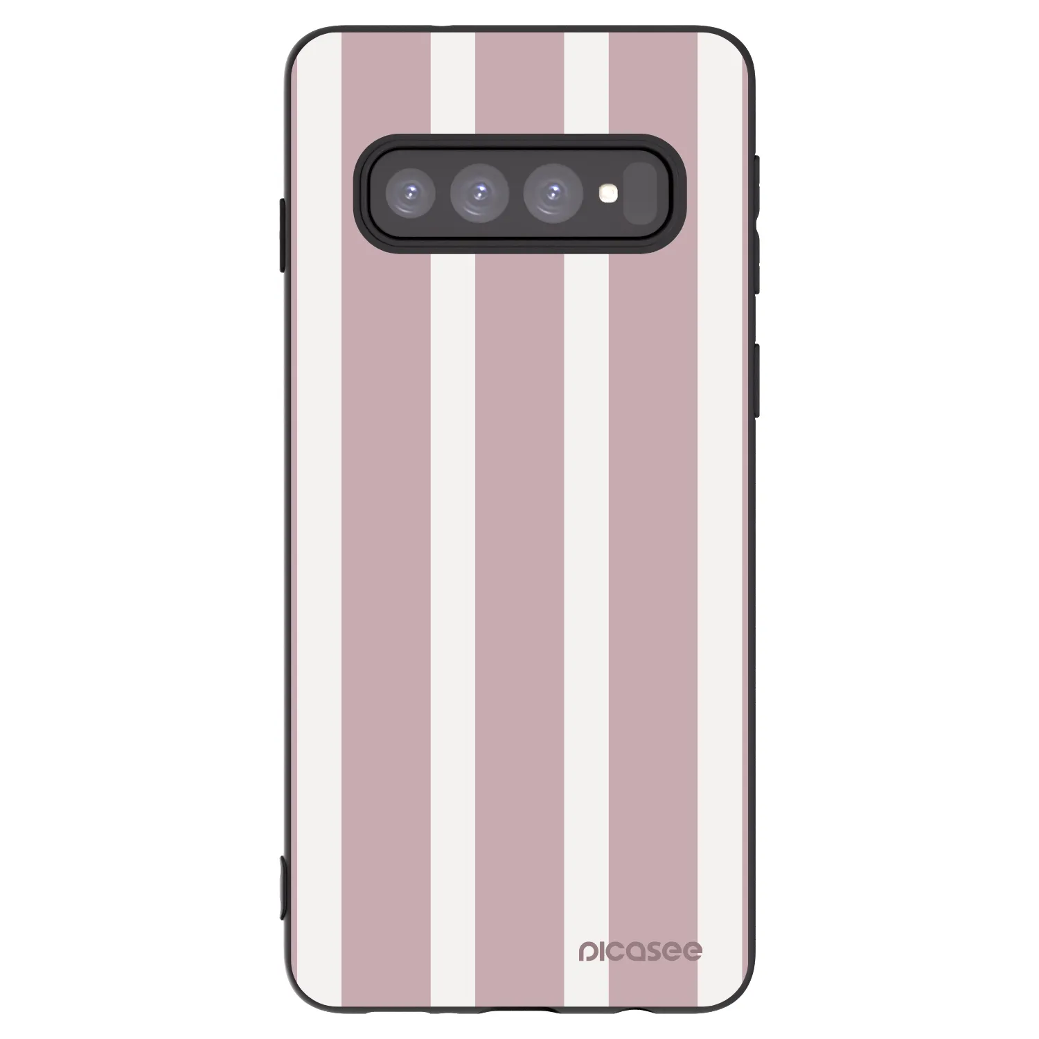 Picasee Μαύρη θήκη σιλικόνης για Samsung Galaxy S10 G973 - Velvet sun