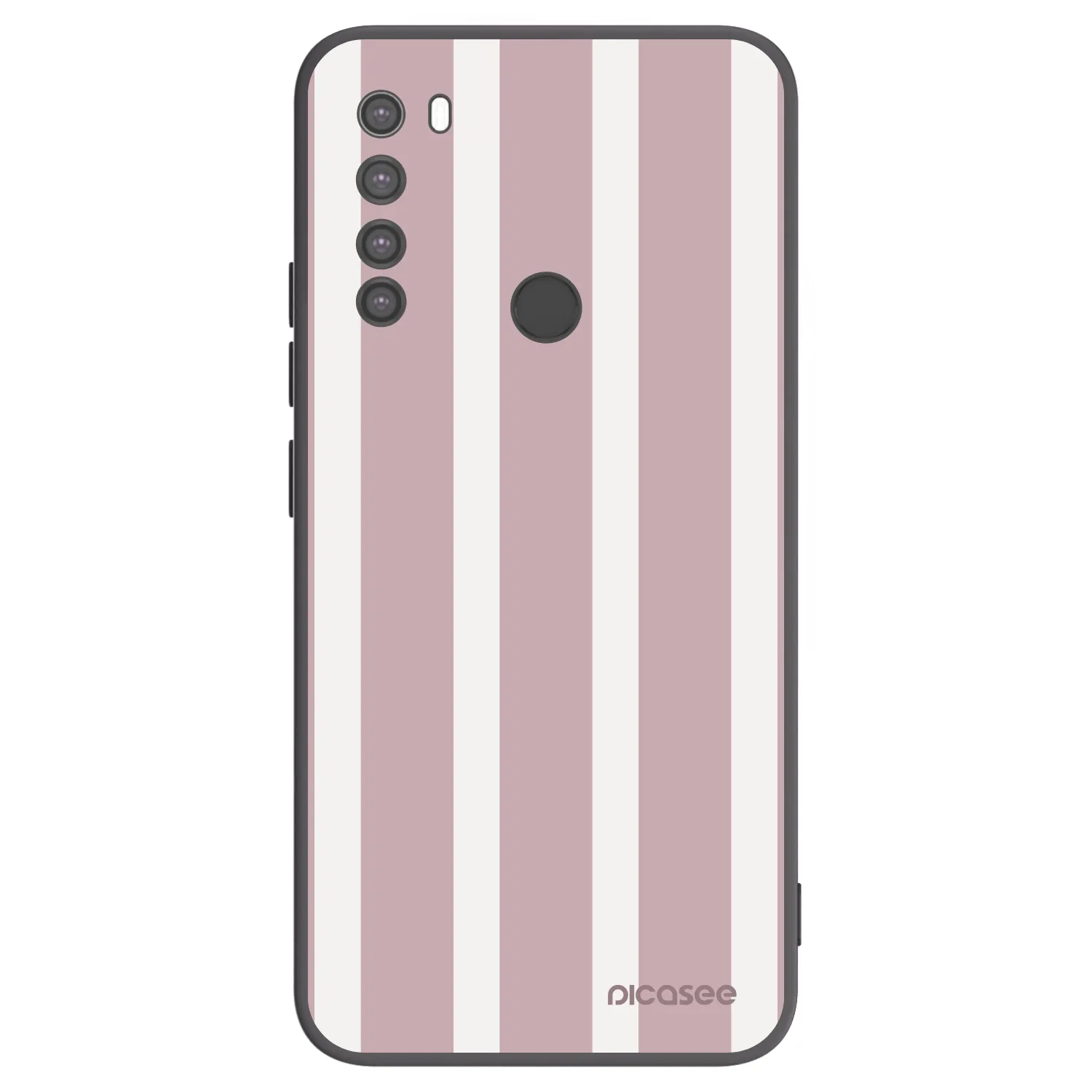 Picasee Μαύρη θήκη σιλικόνης για Xiaomi Redmi Note 8 - Velvet sun