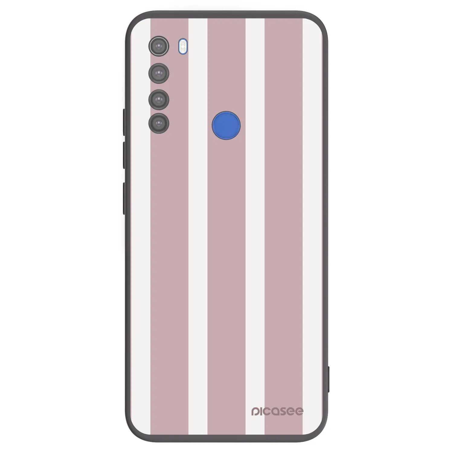 Picasee Μαύρη θήκη σιλικόνης για Xiaomi Redmi Note 8T - Velvet sun