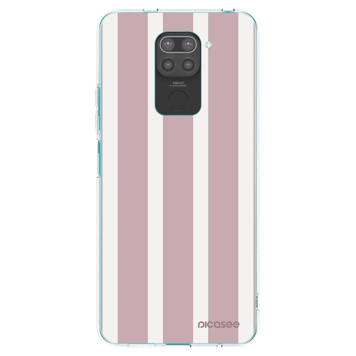 Picasee Μαύρη θήκη σιλικόνης για Xiaomi Redmi Note 9 - Velvet sun