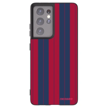 Picasee Μαύρη θήκη σιλικόνης για Samsung Galaxy S21 Ultra 5G G998B - Yacht club