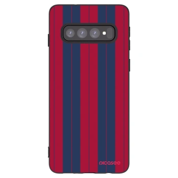 Picasee Μαύρη θήκη σιλικόνης για Samsung Galaxy S10 G973 - Yacht club