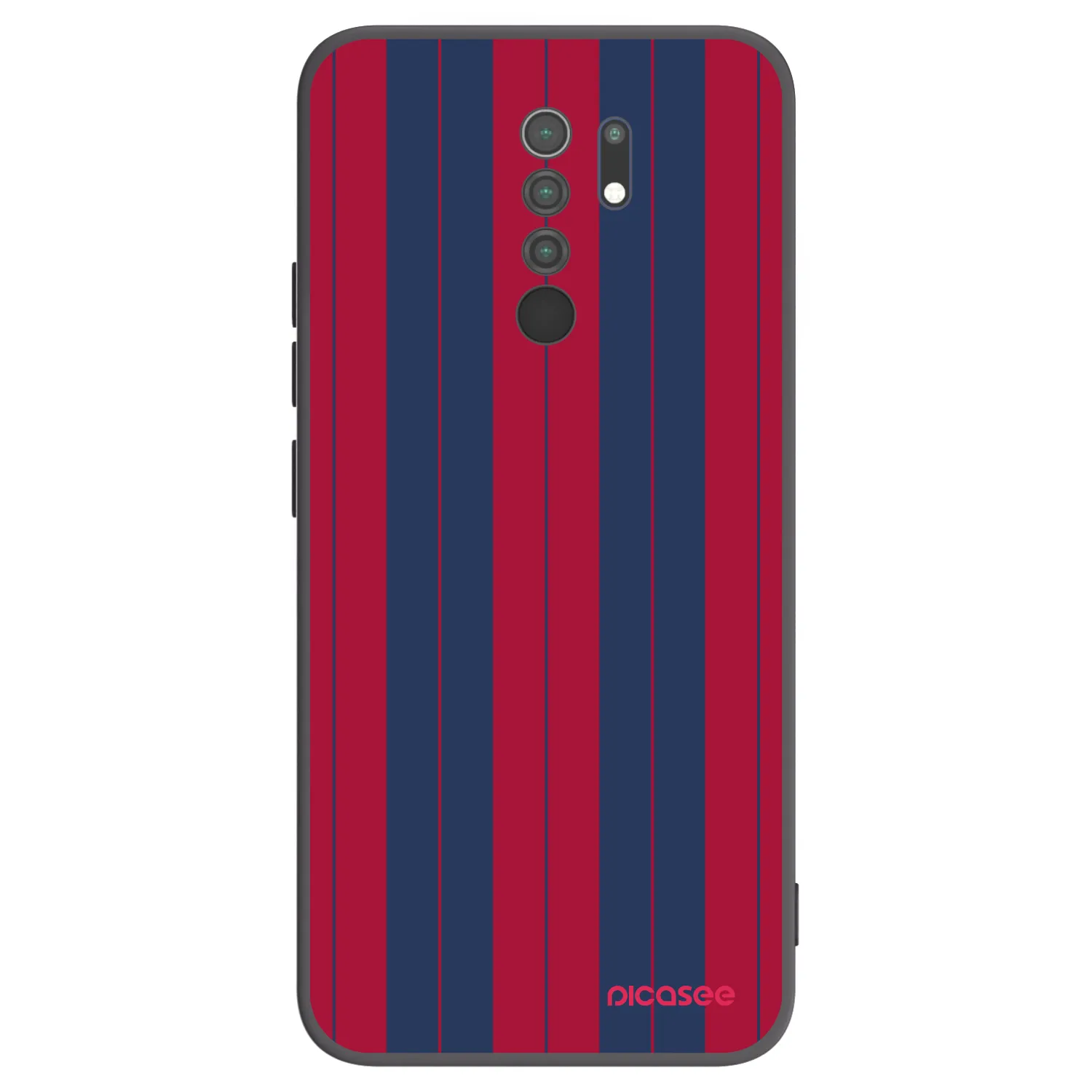 Picasee Μαύρη θήκη σιλικόνης για Xiaomi Redmi 9 - Yacht club