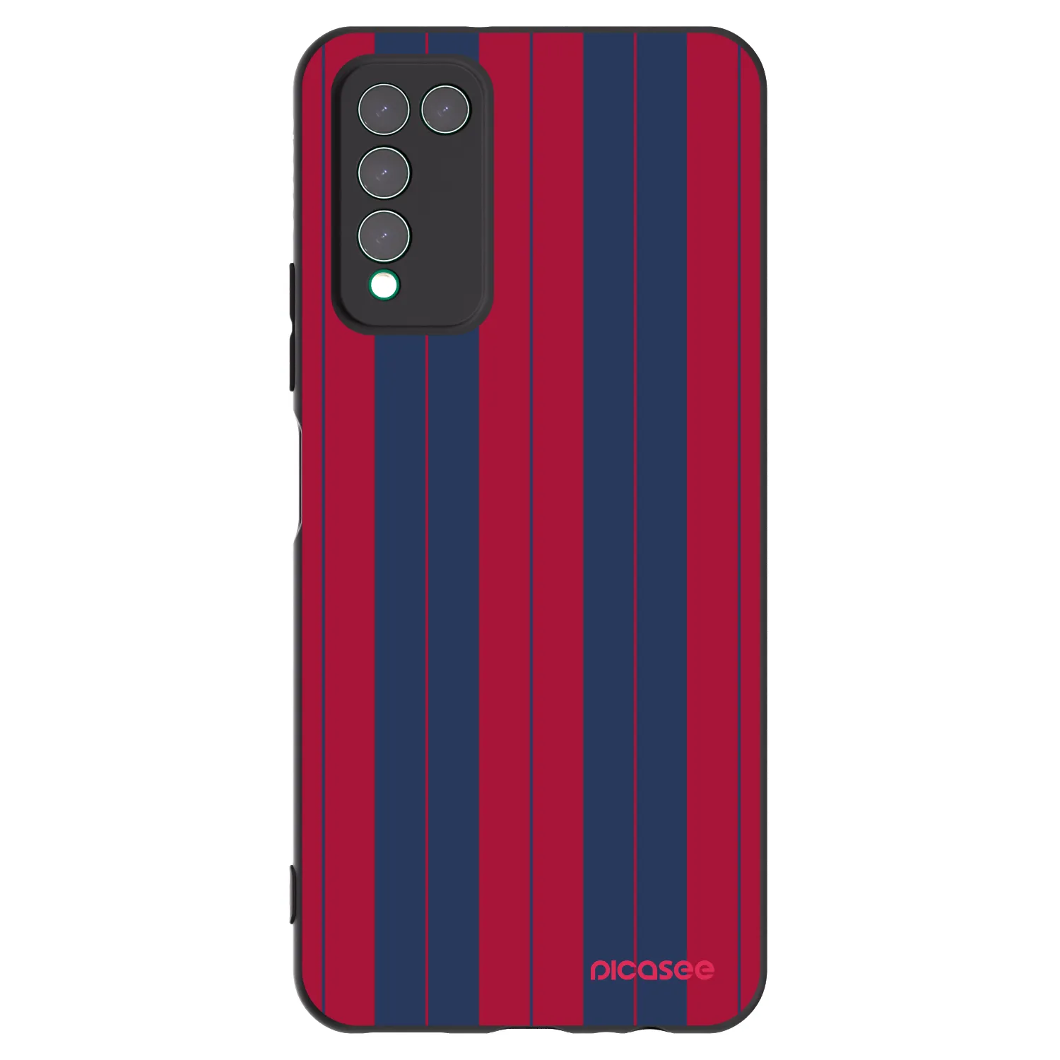 Picasee Μαύρη θήκη σιλικόνης για Honor 10X Lite - Yacht club