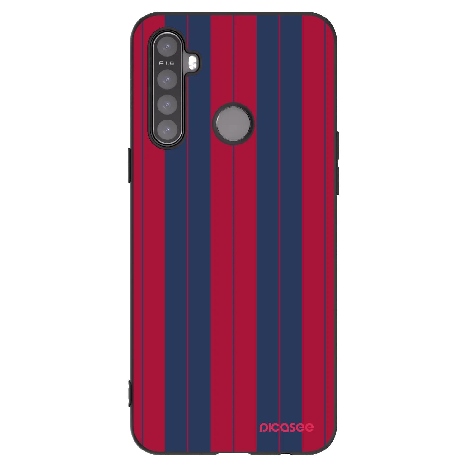 Picasee Μαύρη θήκη σιλικόνης για Realme 6i - Yacht club