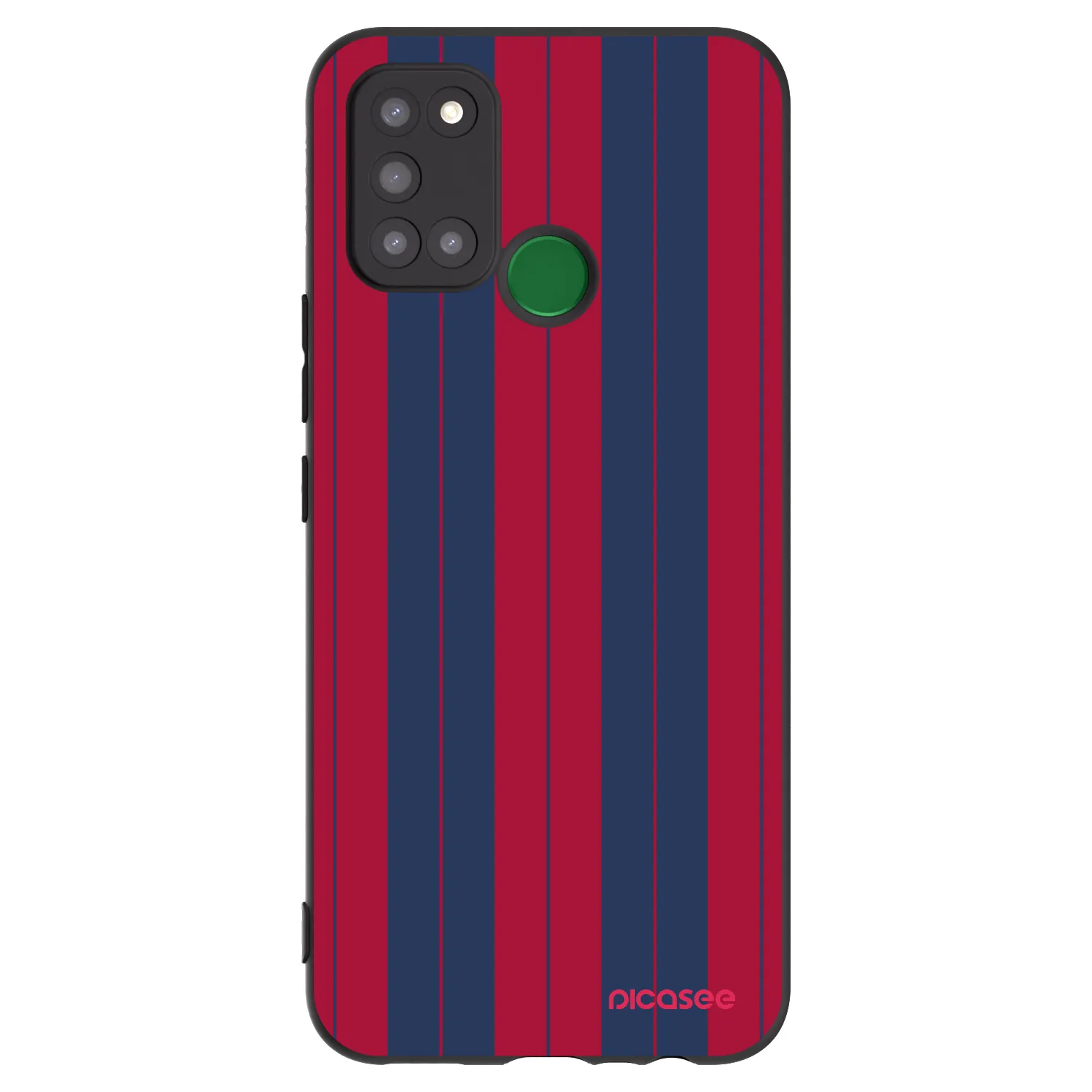 Picasee Μαύρη θήκη σιλικόνης για Realme 7i - Yacht club