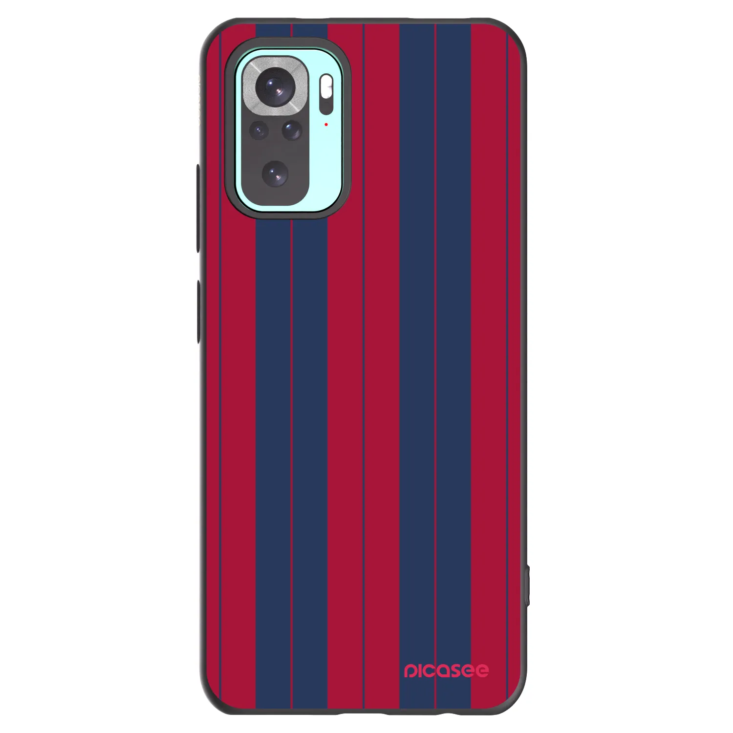 Picasee Μαύρη θήκη σιλικόνης για Xiaomi Redmi Note 10 Pro - Yacht club