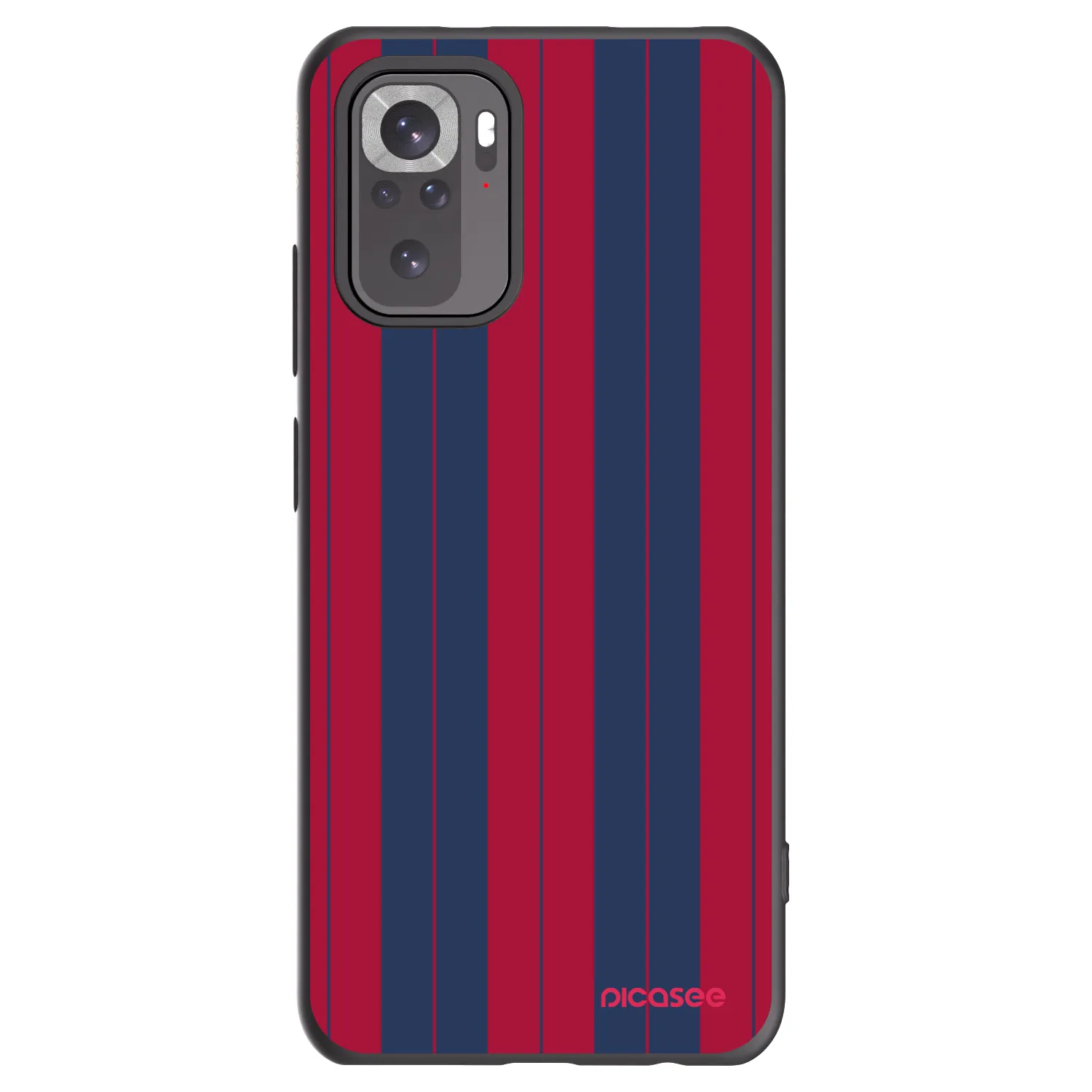 Picasee Μαύρη θήκη σιλικόνης για Xiaomi Redmi Note 10S - Yacht club