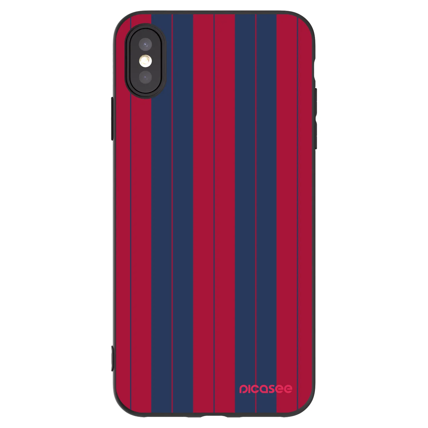 Picasee Μαύρη θήκη σιλικόνης για Apple iPhone XS Max - Yacht club