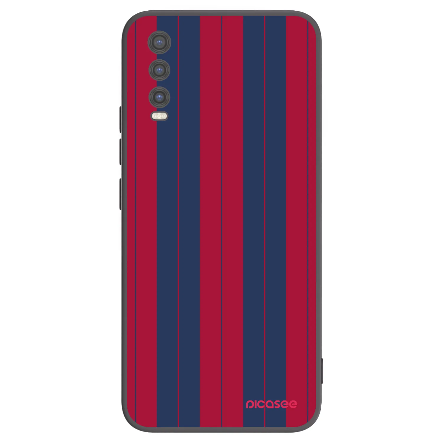 Picasee Μαύρη θήκη σιλικόνης για Vivo Y20s - Yacht club