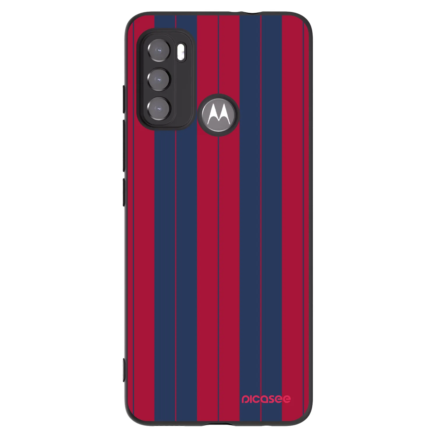 Picasee Μαύρη θήκη σιλικόνης για Motorola Moto G60 - Yacht club