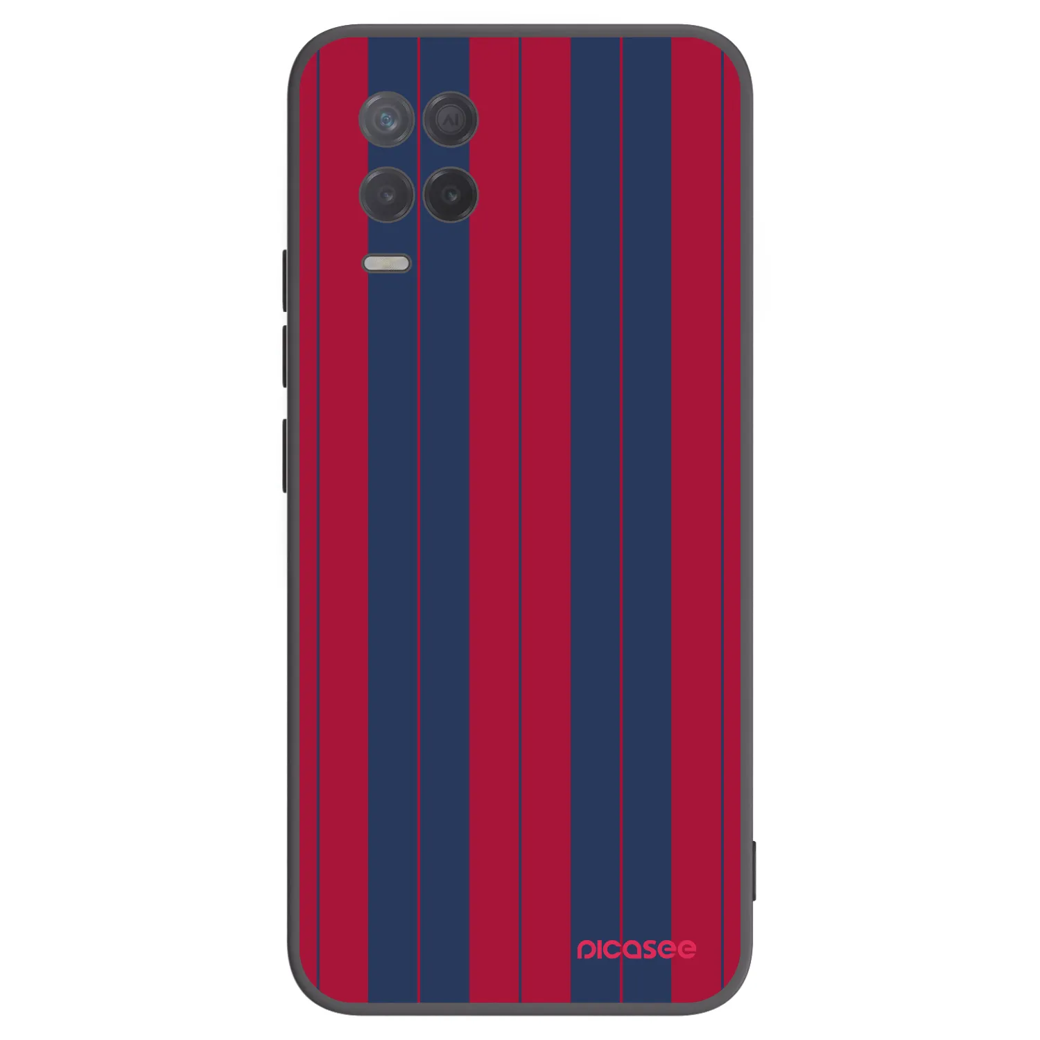 Picasee Μαύρη θήκη σιλικόνης για Realme 8 5G - Yacht club