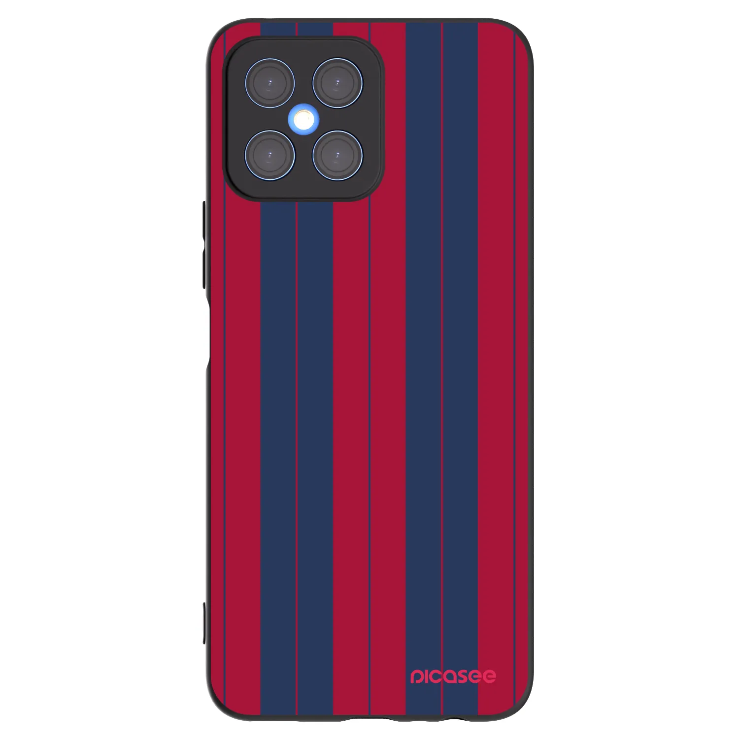 Picasee Μαύρη θήκη σιλικόνης για Honor X8 4G - Yacht club