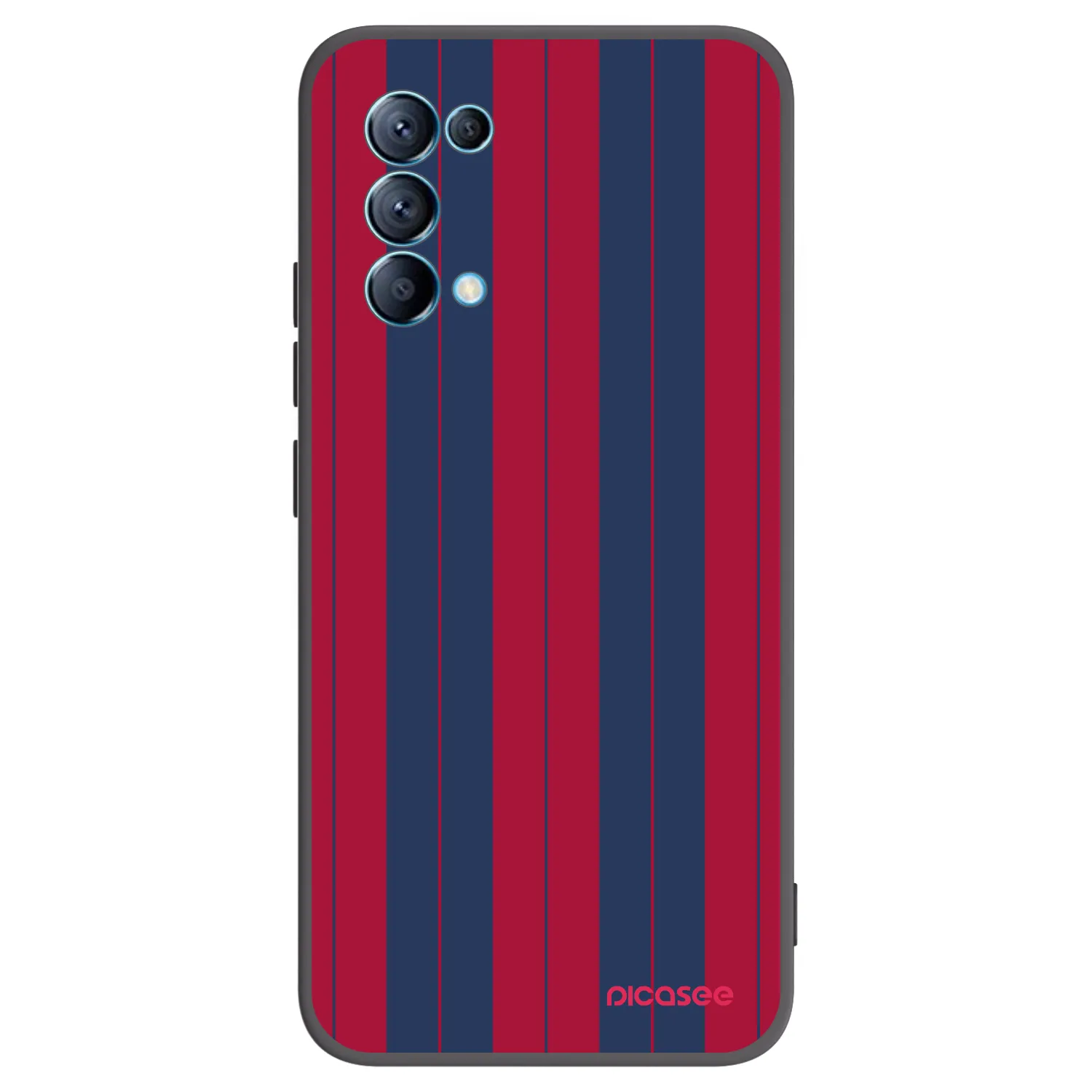 Picasee Μαύρη θήκη σιλικόνης για OPPO A16s - Yacht club